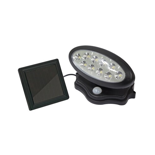 Luminario Solar 10 Leds con Fotocelda y Sensor Sanelec 1405