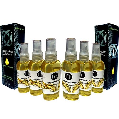6 Botellas de Aceite con Extracto de Papa para blanquear la piel