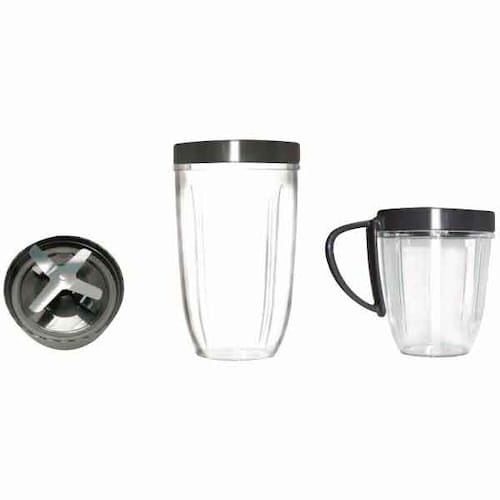 Kit 5 Accesorios Vasos y Aspa para Nutribullet de 600 y 900 Watts 100392.