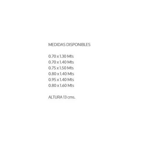 Colchon Baby Air 80x140 Cuna Blanco - Kessa