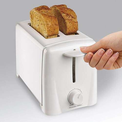 Tostador Proctor Silex 22611 Capacidad dos Panes-Blanco
