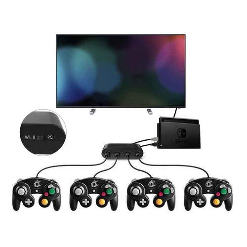 Nintendo Switch / Wii U / PC Adaptador de Mandos GameCube