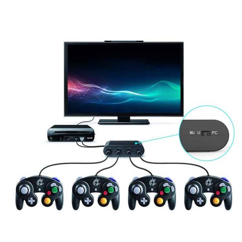Nintendo Switch / Wii U / PC Adaptador de Mandos GameCube