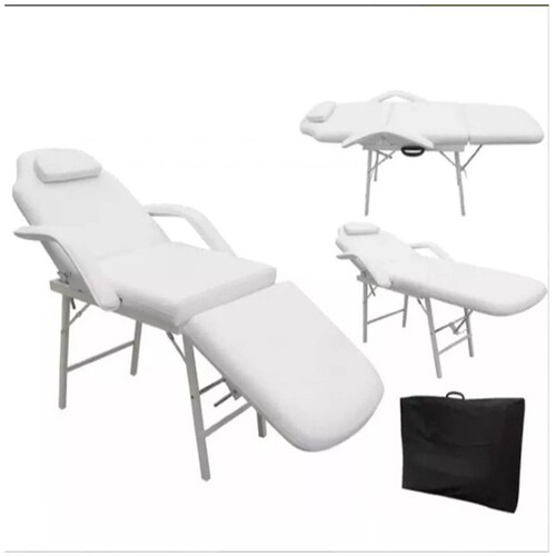 Silla Reclinable con Banco Faciales Cama SillÃ³n Masaje Spa