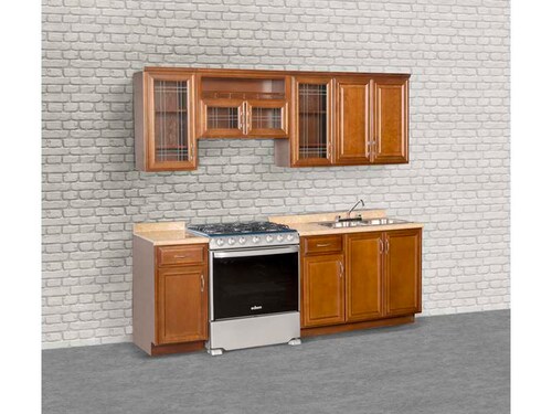 Cocina Modelo London 2.40 Nogal - Kessa.
