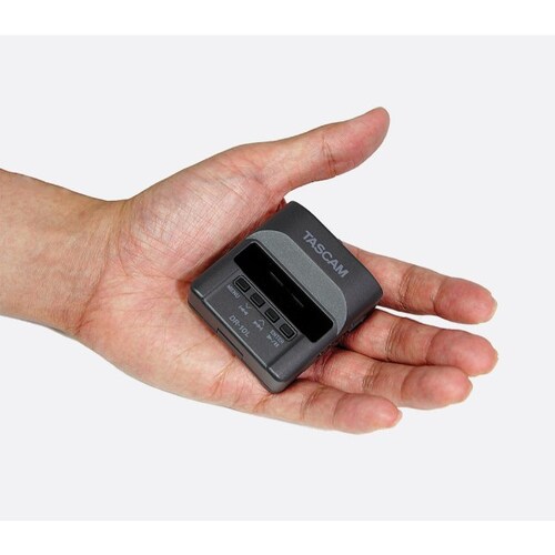 Grabadora voz portatil Tascam DR10L Microfono solapa Negro