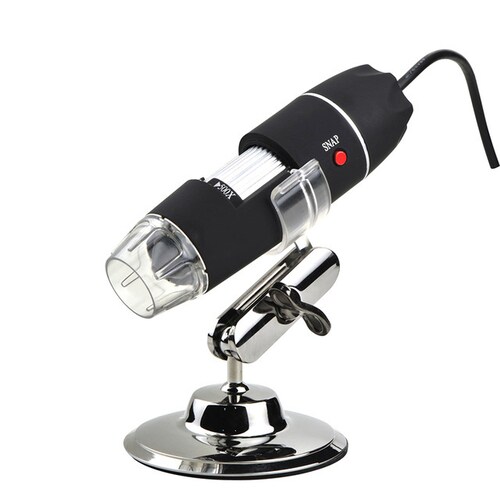 Microscopio Digital Usb Cámara 500x Zoom Óptico Hd 8 Leds BYTESHOP