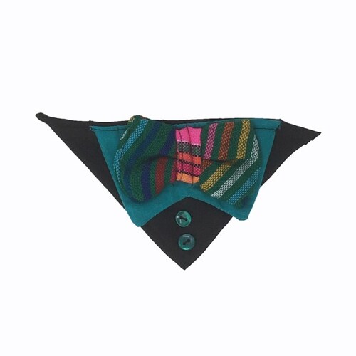 Cuellito elegante y mexicano para gatitos marca El Rebozo de Dolce