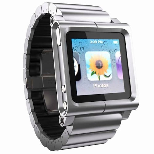 Extensible, Correa De Aluminio Lunatik Link, Reloj Ipod Nano BYTESHOP