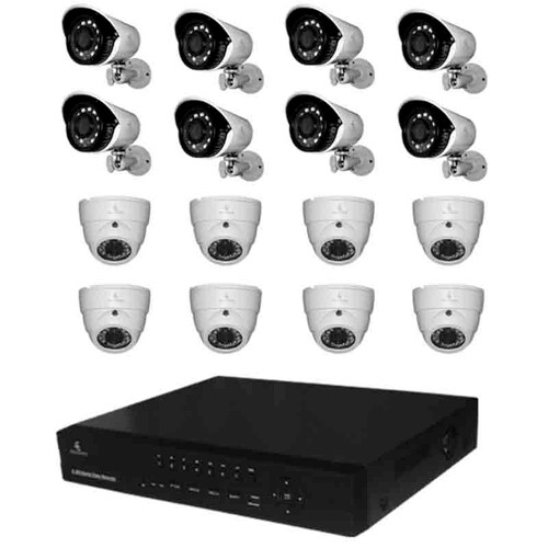 Kit Cctv Video Vigilancia 16 Cámaras Ahd Alta Definición 1080p Dvr Seguridad Circuito Cerrado