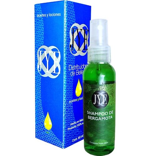  Shampoo Bergamota 60ml Con Kit De Lujo Peine Y Cepillo Jye
