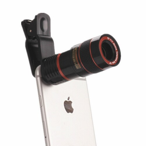 Lente Zoom Optico 8x Iphone Android Universal BYTESHOP