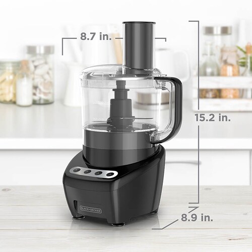 Procesador de Alimentos B+D 8 Tazas Negro