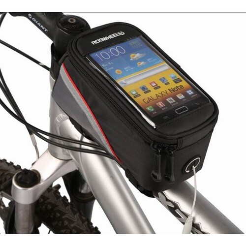 Mochila Porta Celular Para Bicicleta Con Ext. De Audifonos BYTESHOP