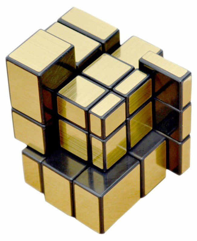 Soporte Dorado Para Cubo De Rubik 3x3x3 ¡de Plástico Y Muy Elegante!