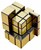 Cubo Rubik Shengshou Mirror 3x3 Dorado Magic Cube BYTESHOP