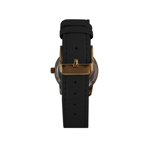 Reloj Nine2Five para Caballero Dorado y Negro con correa y bisel intercambiable
