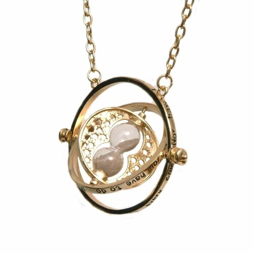 Collar Dije Giratiempo Hermione De Harry Potter Chapa BYTESHOP