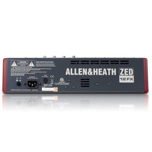 Mezcladora Allen&Heath ZED12FX 6 Canales mono