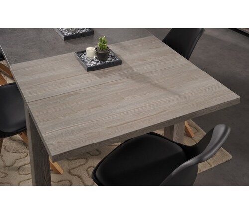 Extension Modelo Alaska Pino Cenizo Gris Y Gris Cemento Obscuro - Kessa