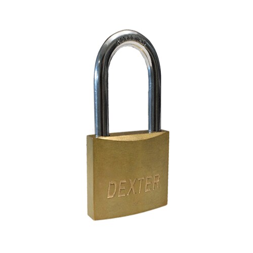 Candado Dexter 6940 Laton  gancho largo 30mm