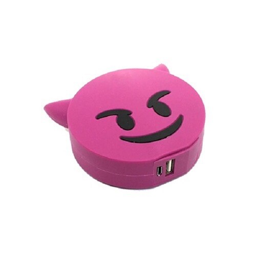 power bank emoji diablo Batería portátil para celular 3300 mha Gadgets & Fun 