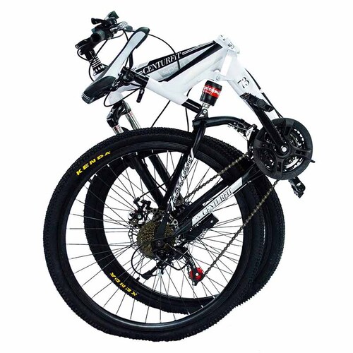 Bicicleta Montaña Rodada Plegable 26 - 21 Velocidades Centurfit Blanco
