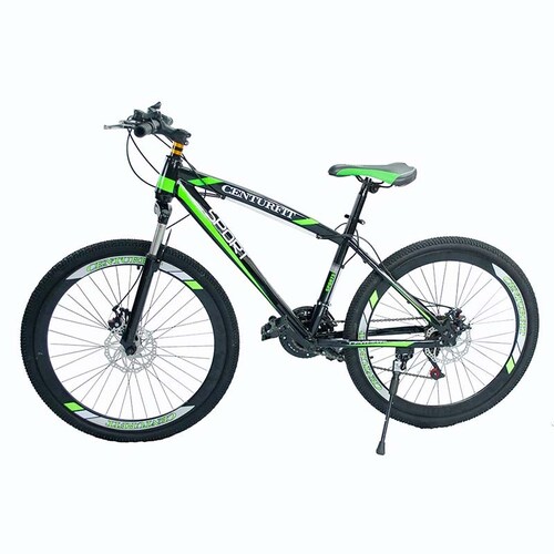 Bicicleta Montaña Rodada 26 Deportiva 21 Velocidades Ruta Ciclismo Urbana Verde Centurfit 