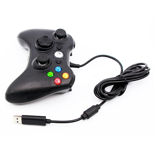 Mando para Xbox 360 Pc Computadora Negro