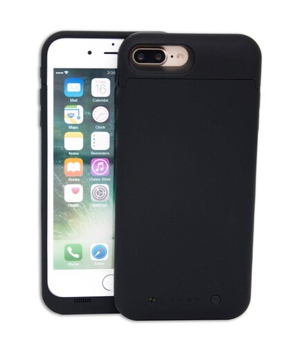 Iphone 7 plus Power bank Funda con batería de emergencia 