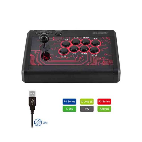 PS3 / PS4 / Xbox One / S / X Palanca Arcade Fight Stick