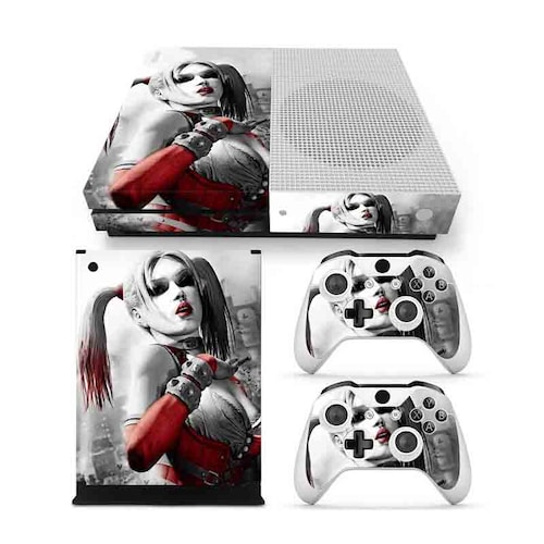 Xbox One S Skin Pegatina Estampas (Harley Quinn)