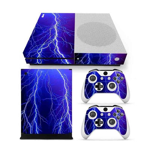 Xbox One S Skin Pegatina Estampas (Rayo)