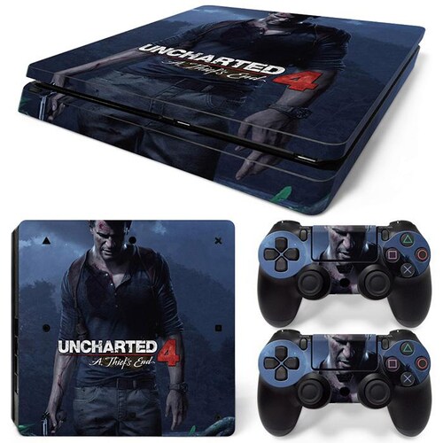PS4 Slim Skin Estampas Para PlayStation 4 Slim (Uncharted)