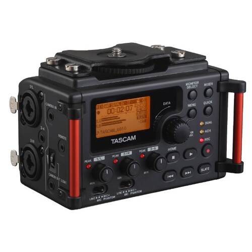 Grabadora Voz Portatil Tascam DR60DMKII para cineasta Negro