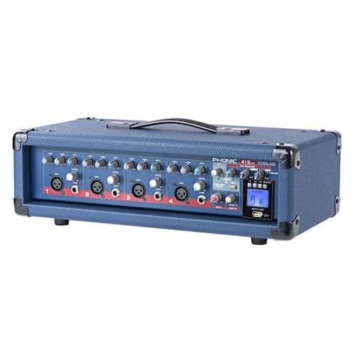 Mezcladora amplificada Phonic POWERPOD415RW 2 Canales Salida Azul