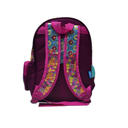 Mochila Escolar ATM PACKS, Soy Luna 0217-Morado con Azul