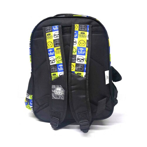 Mochila Escolar ATM PACKS, Star Wars/Tsum Tsum 9908-Negro con Azul
