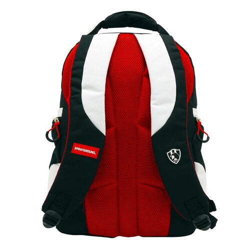 Mochila Escolar ATM PACKS, Club de Cuervos 4221-Negro con Rojo