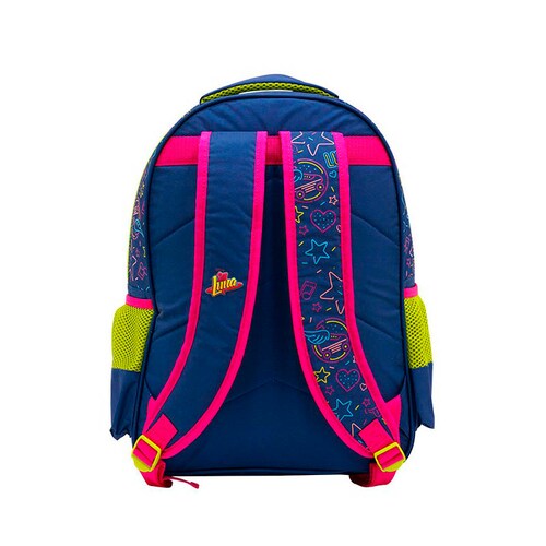 Mochila Escolar ATM PACKS, Soy Luna 0190-Azul con Rosa