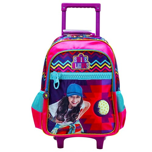 Mochila de Carro Escolar ATM PACKS, Soy Luna 0226-Morado con Rosa