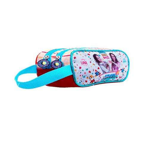 Lapicera Escolar ATM PACKS, Soy Luna 0237-Blanco con Rojo