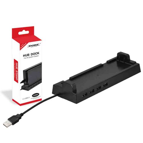 Nintendo Switch Base Vertical Puertos Extra USB