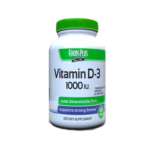 Vitamina D-3 Windmill 1000 Iu 60 Tabletas