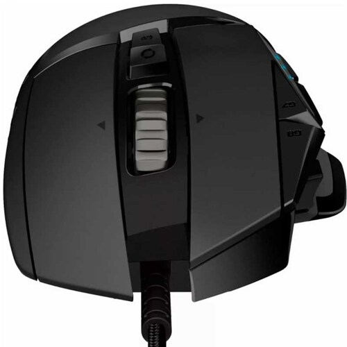 Mouse Gamer LOGITECH G502 HERO 16000 DPI 11 Botones Negro 910-005550 