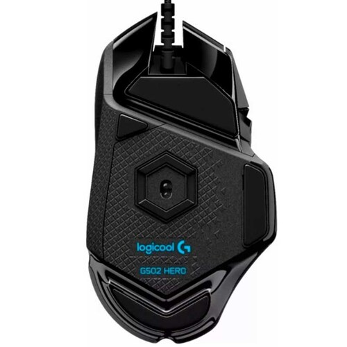 Mouse Gamer LOGITECH G502 HERO 16000 DPI 11 Botones Negro 910-005550 