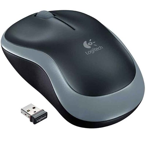 Mouse Inalambrico LOGITECH M185 3 Botones 1000 DPI Gris 910-002225 
