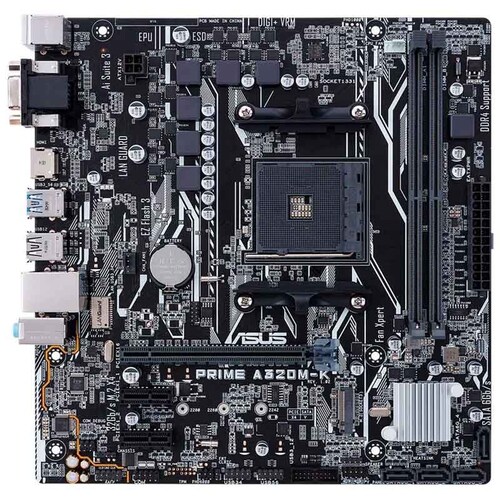 Tarjeta Madre ASUS PRIME A320M-K AM4 DDR4 Micro ATX 