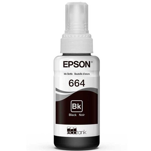 Botella De Tinta Epson T664 L310 L380 L575 Negro T664120-AL