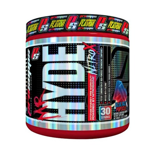 Suplemento ProSupps Mr. Hyde NitroX, Blue Razz  30 Servicios